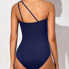 Odette | One Shoulder Swimsuit with Ruched Detail