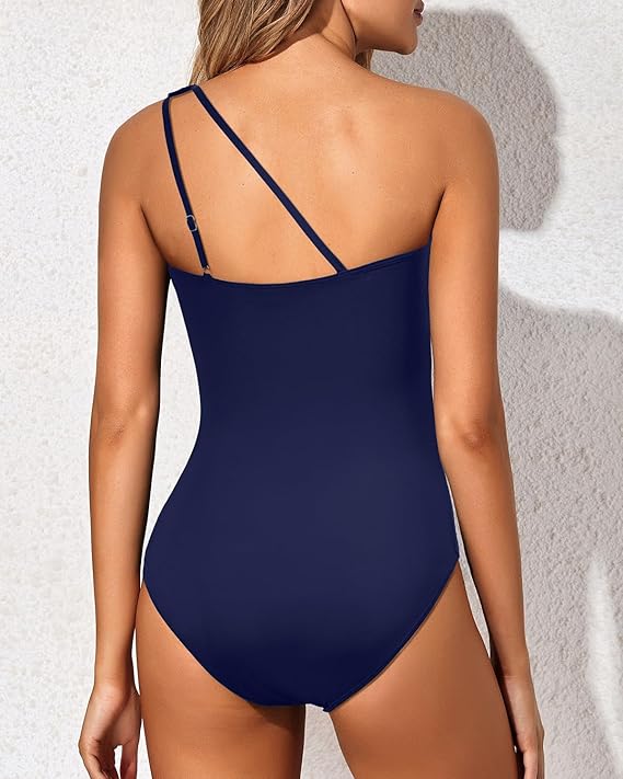 Odette | One Shoulder Swimsuit with Ruched Detail