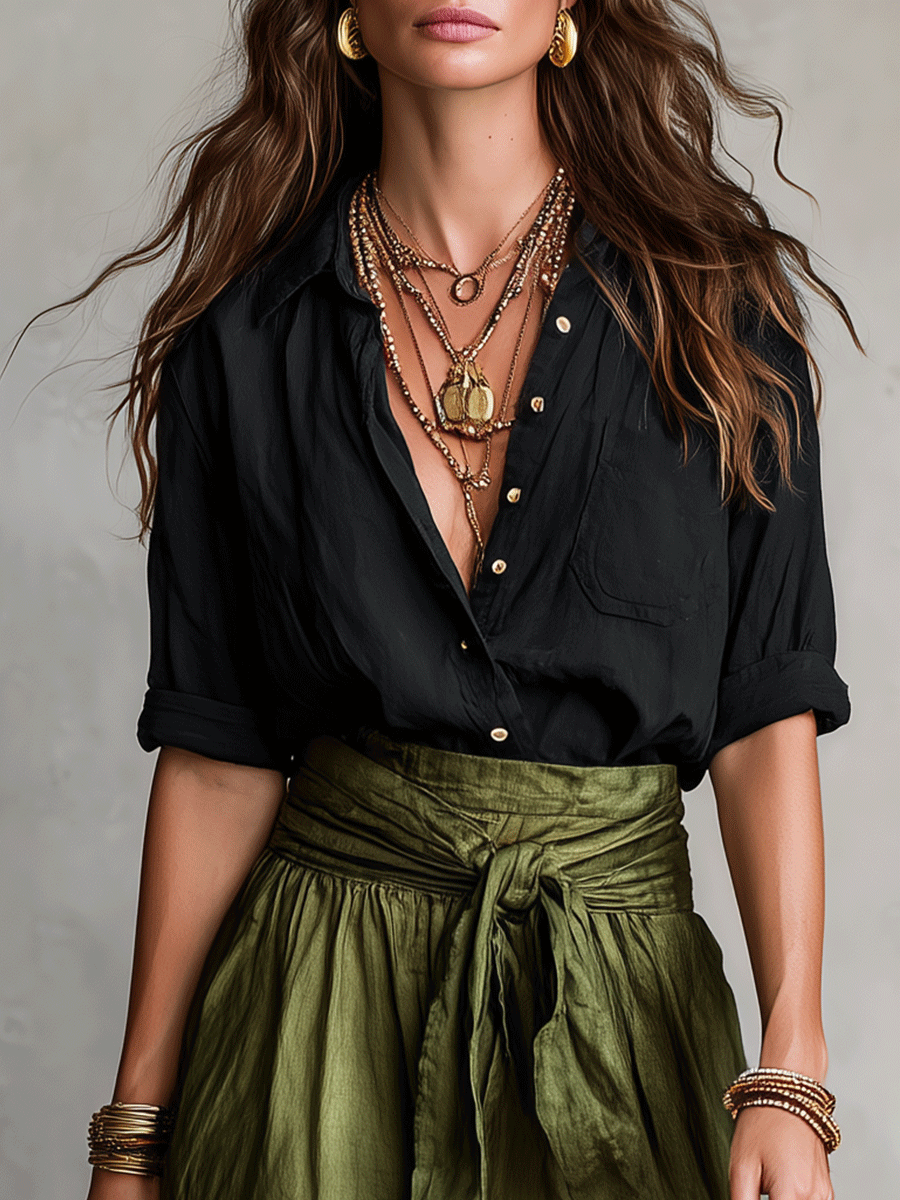 Quincey | Boho Skirt and Top Set