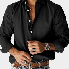 Rafferty | Wrinkle-Free Long Sleeve Shirt – Black