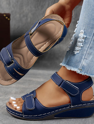 Dinah | Supportive Orthopaedic Slide Sandals – Navy
