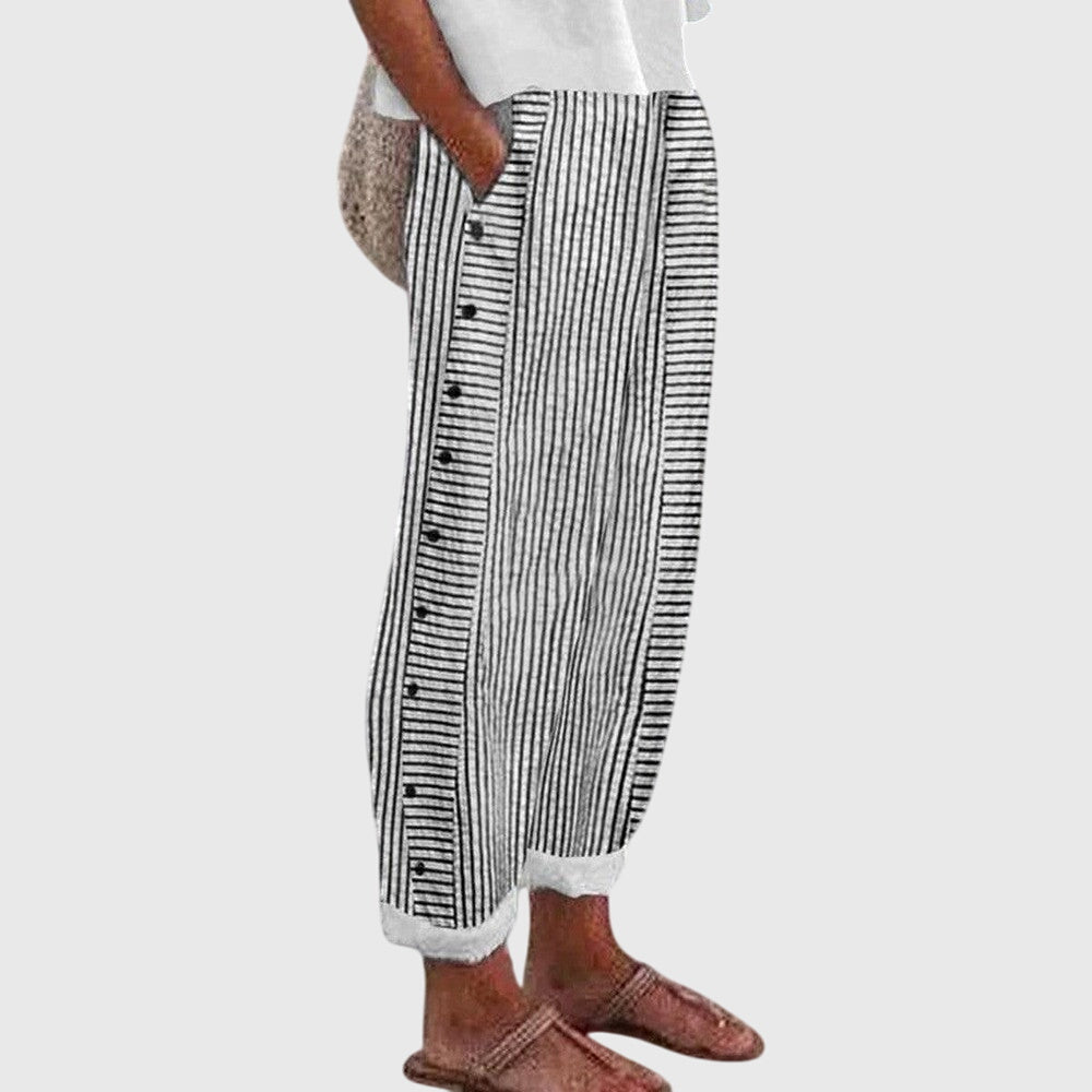 Frankie | Effortless Wide Leg Pants – Black