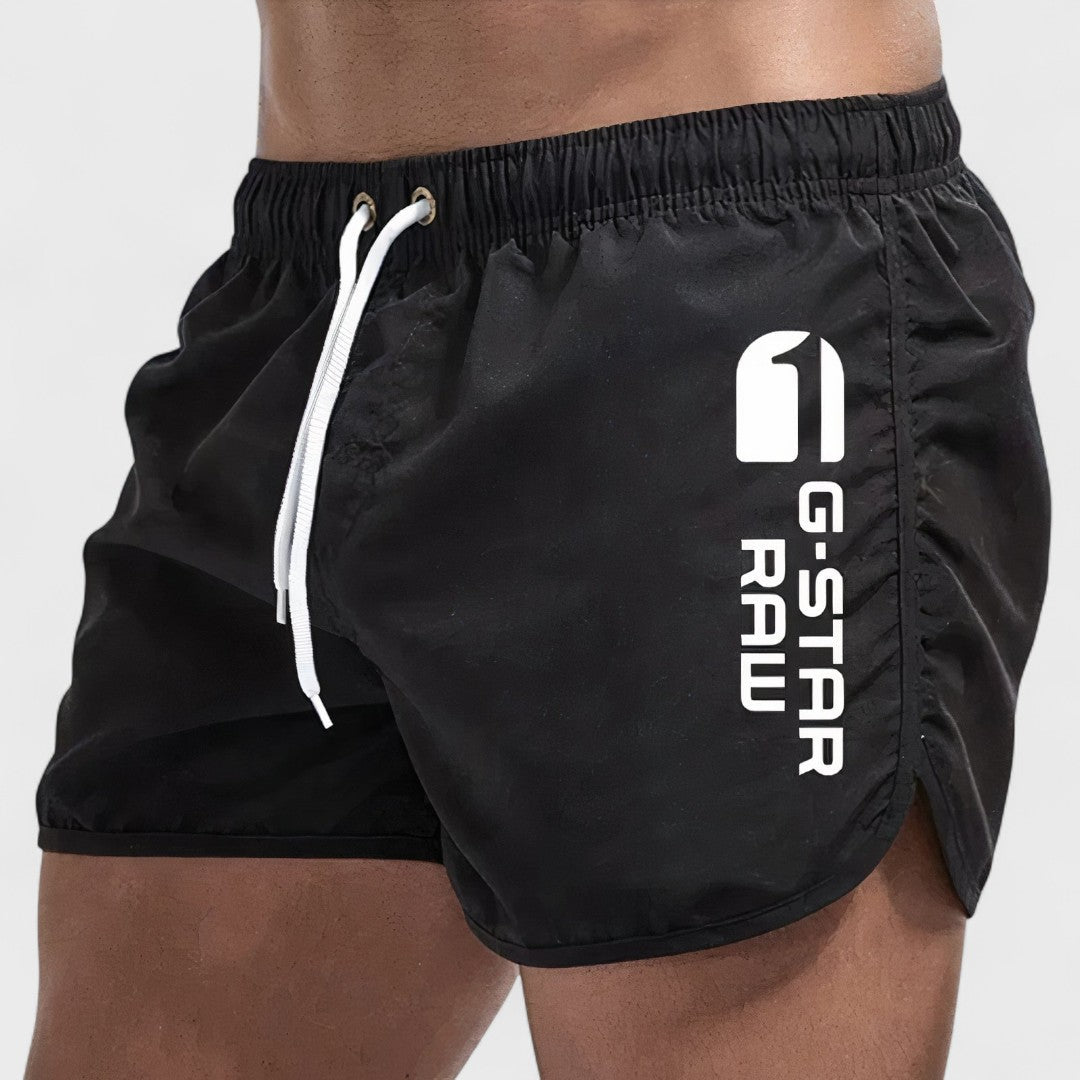 Rory | Men's Short Swim Shorts – Black
