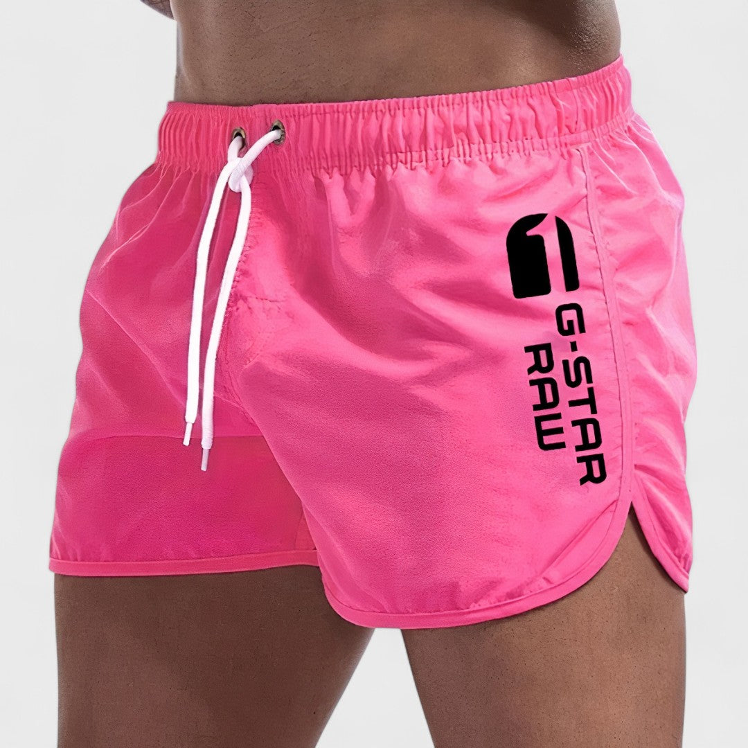Rory | Men's Short Swim Shorts – Pink