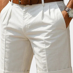 Vaughn | Pleated Front Summer Shorts