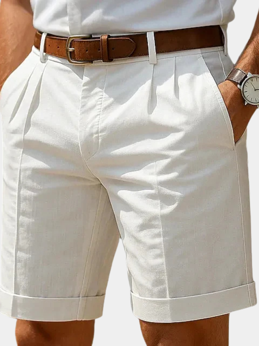 Vaughn | Pleated Front Summer Shorts