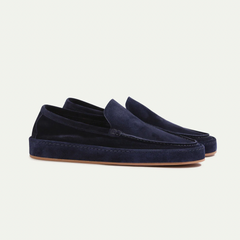 Bowen | Elegant Cushioned Slip-On Loafers – Navy