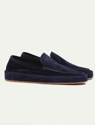 Bowen | Elegant Cushioned Slip-On Loafers – Navy