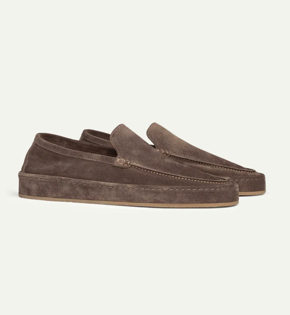 Bowen | Elegant Cushioned Slip-On Loafers – Brown