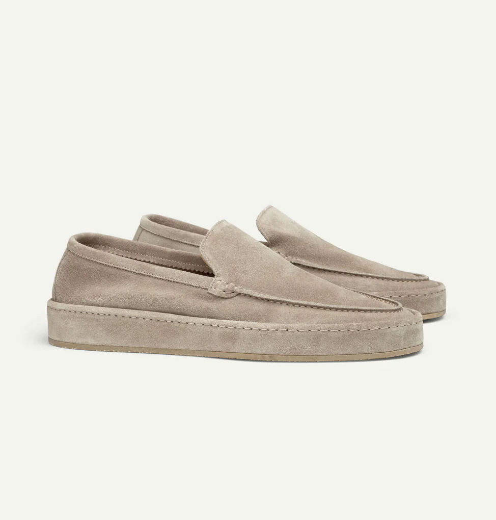 Bowen | Elegant Cushioned Slip-On Loafers – Beige