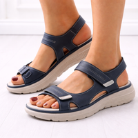 Fenna | Orthopaedic Platform Sandals with Adjustable Straps