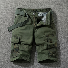 Wade | Cargo Shorts with Belt – Green