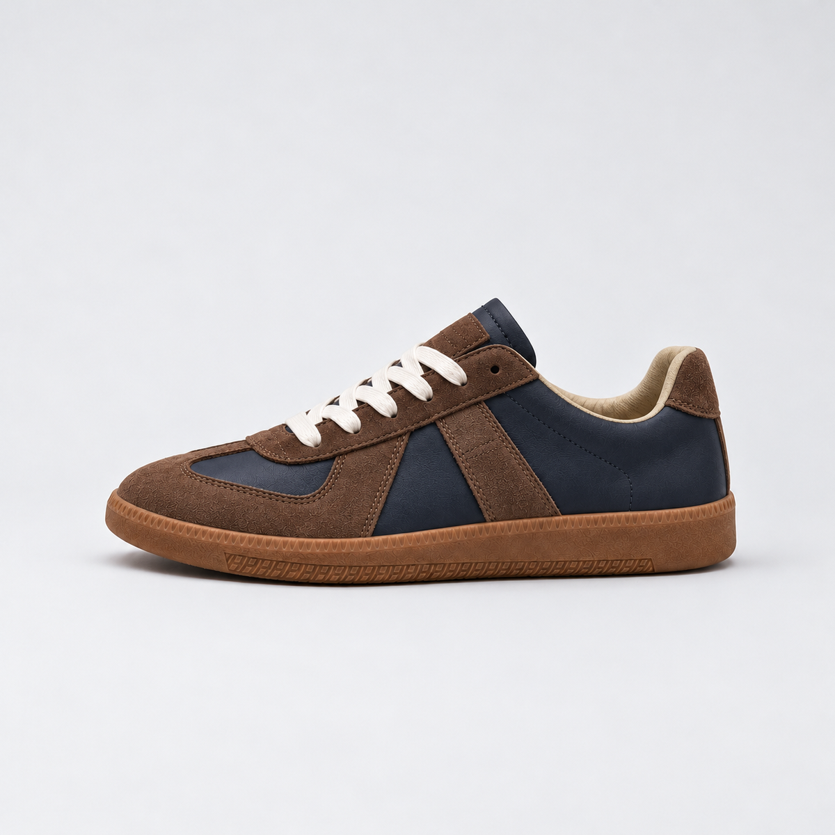 Rupert | Men's Lightweight Lace-Up Comfort Sneakers – Grey Brown