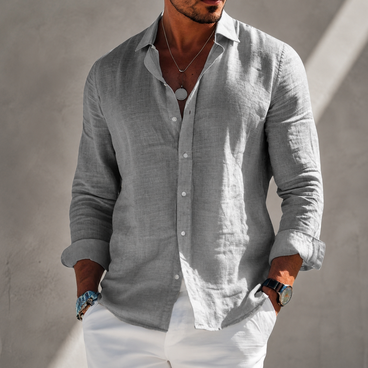 Hudson | Men's Lightweight Linen Shirt