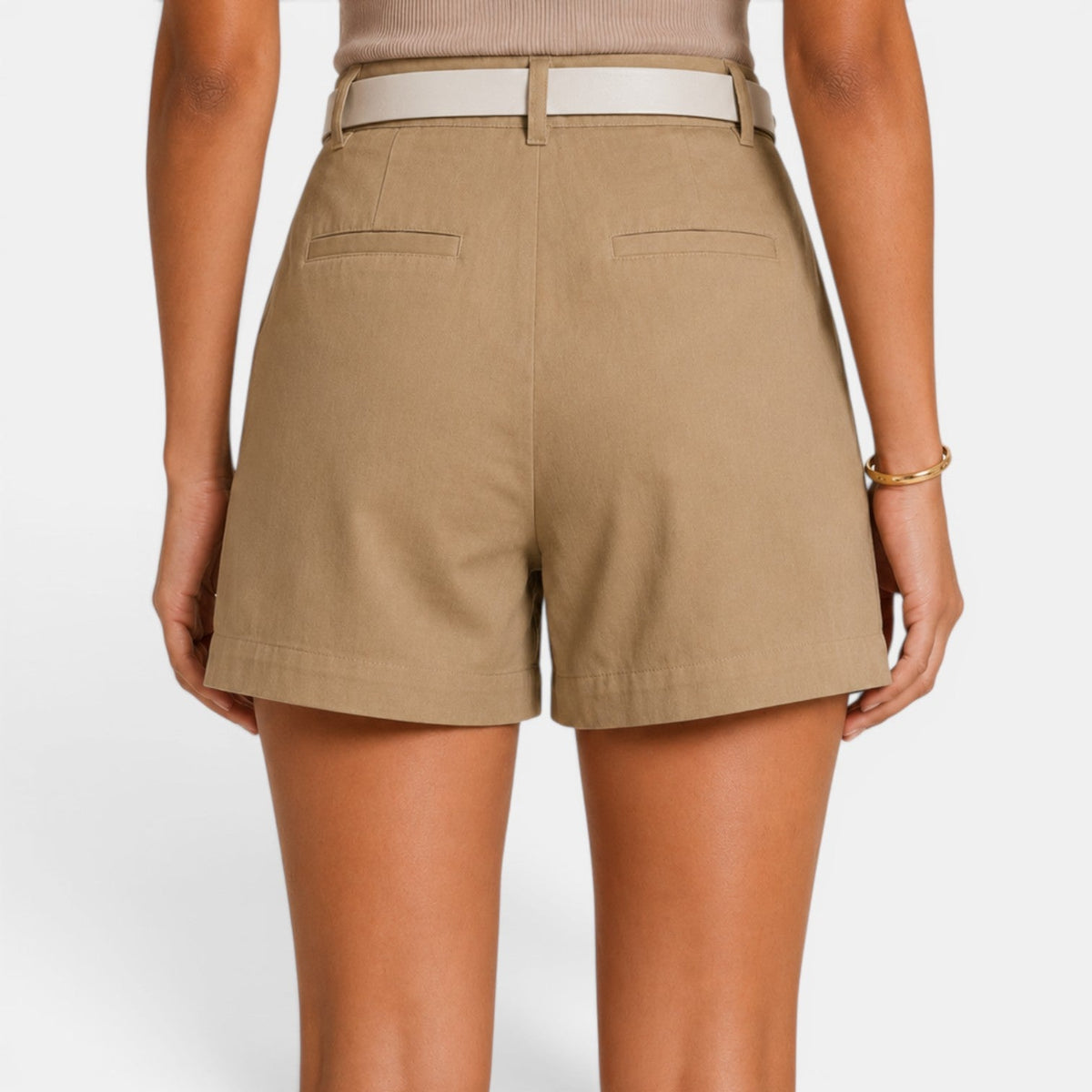 Elspeth | High Waisted Tailored Shorts