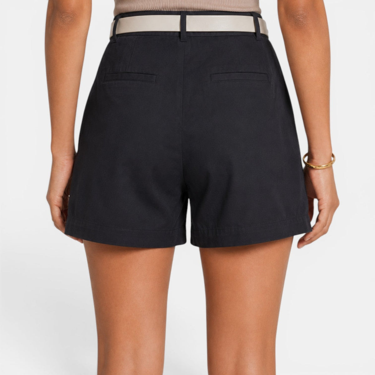 Elspeth | High Waisted Tailored Shorts
