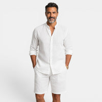 Gideon | Casual Linen Shirt Set