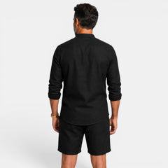 Gideon | Casual Linen Shirt Set