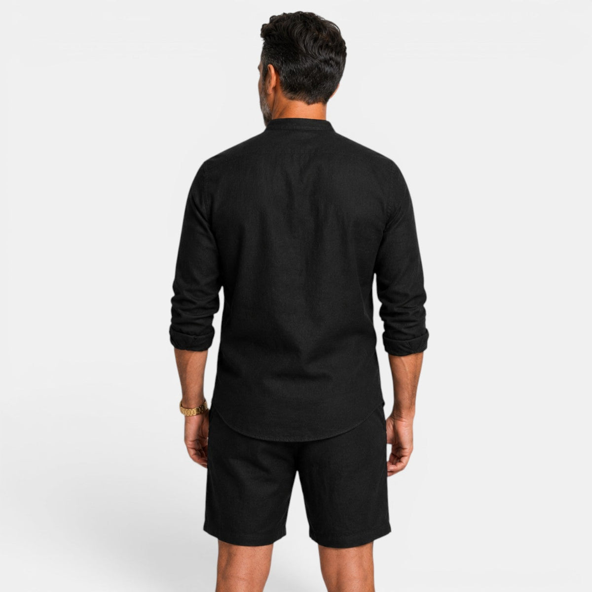 Gideon | Casual Linen Shirt Set