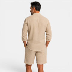 Gideon | Casual Linen Shirt Set