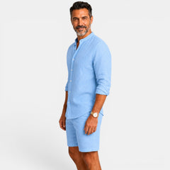 Gideon | Casual Linen Shirt Set