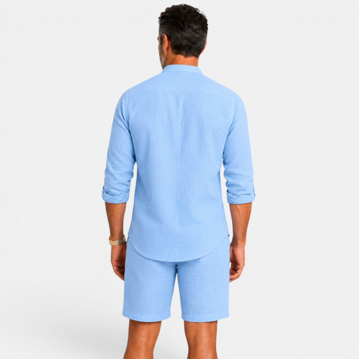 Gideon | Casual Linen Shirt Set