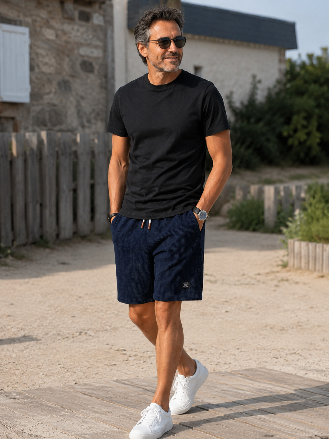 Rhys | Lightweight Cotton Casual Shorts