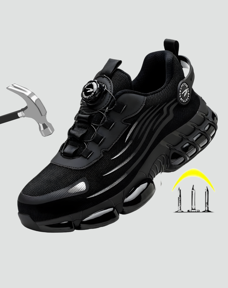 Thaddeus | Men's Steel Toe Work Sneakers with Shock Absorbing Sole