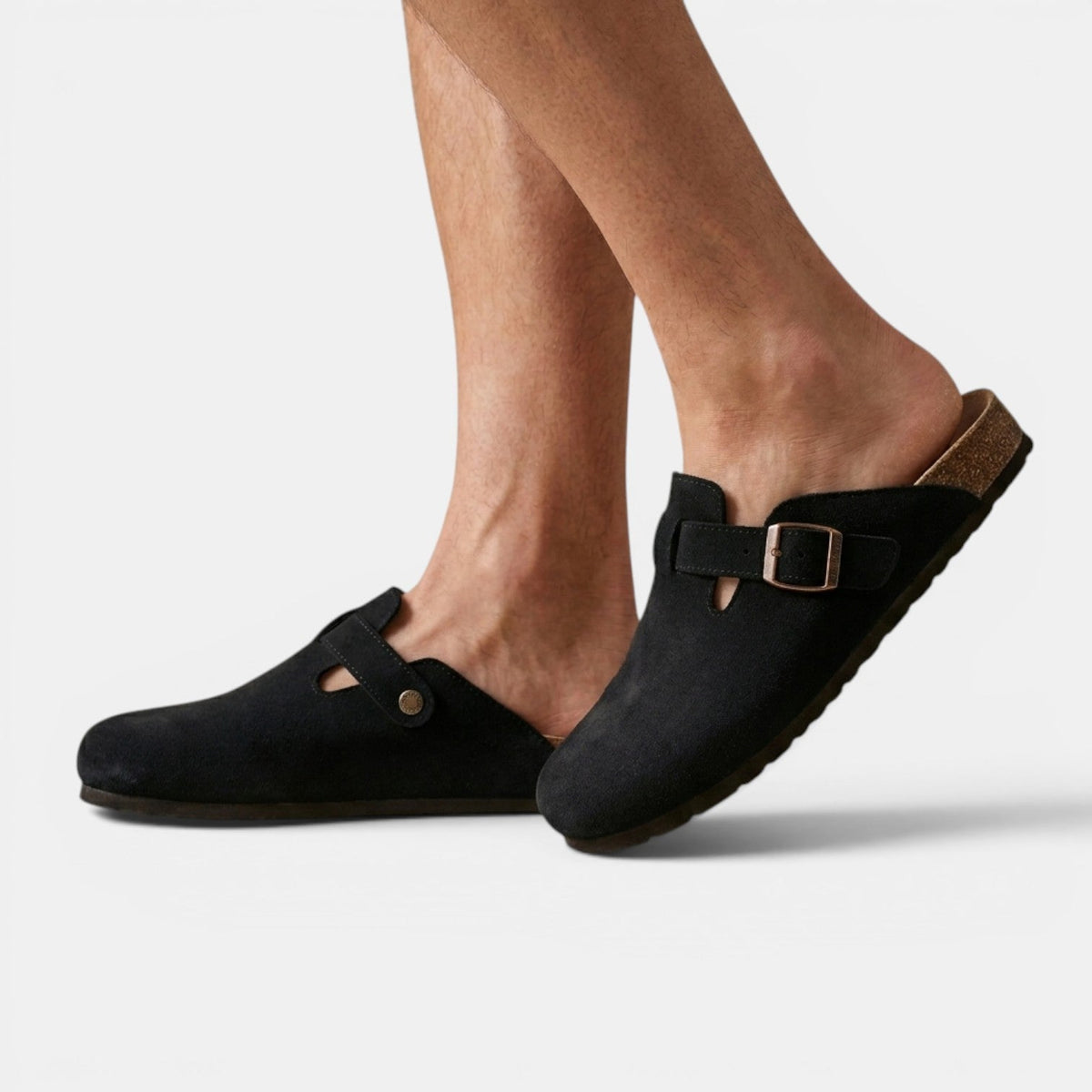 Ivor | Men's Suede-Look Slip-On Clogs