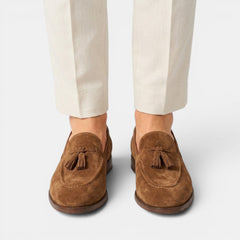 Emrys | Nubuck Leather Slip-On Loafers