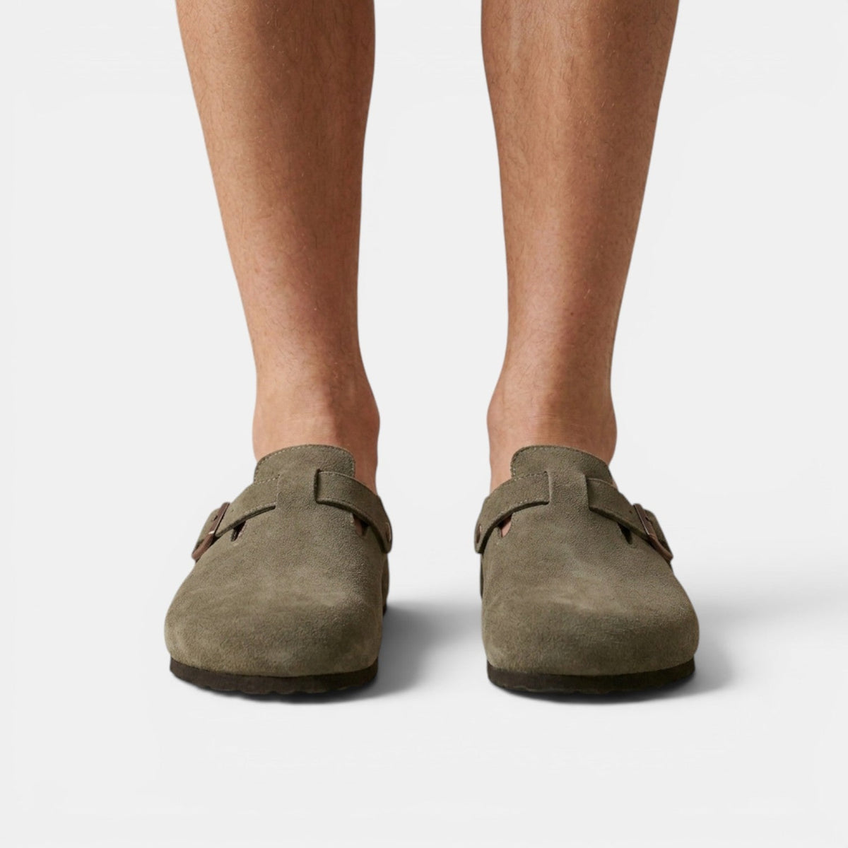 Ivor | Men's Suede-Look Slip-On Clogs