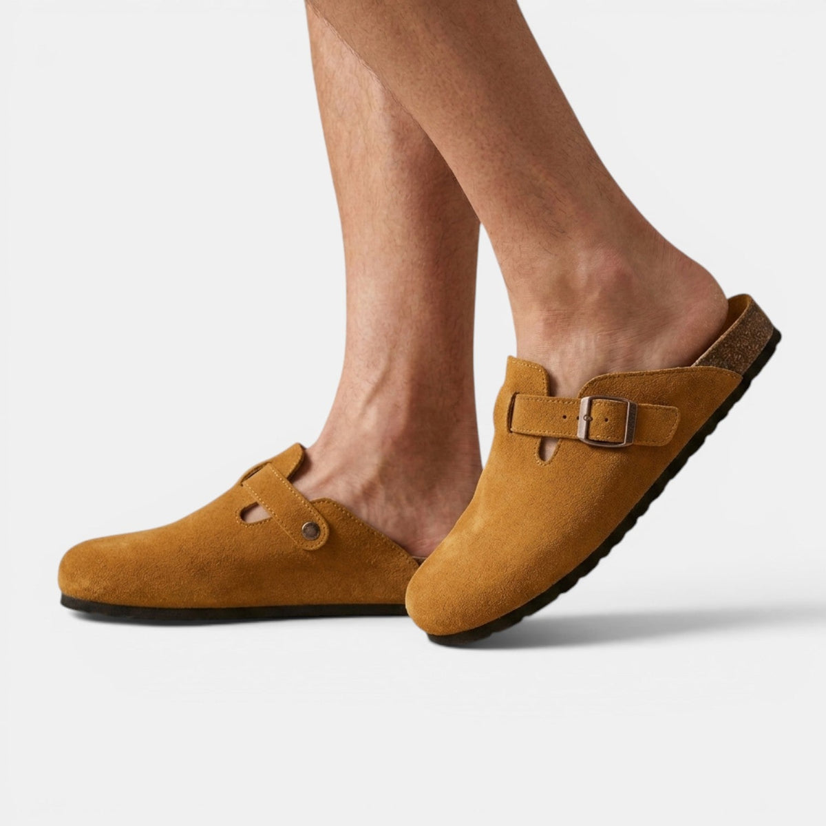 Ivor | Men's Suede-Look Slip-On Clogs