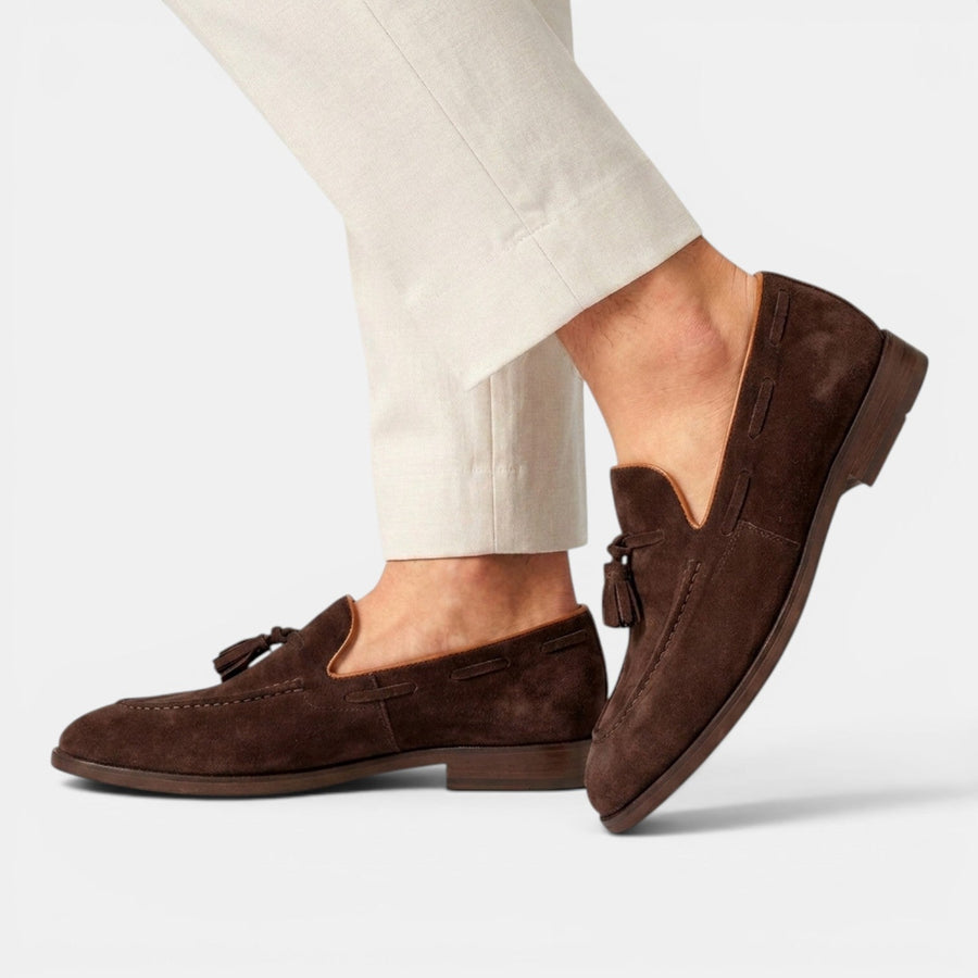 Emrys | Nubuck Leather Slip-On Loafers