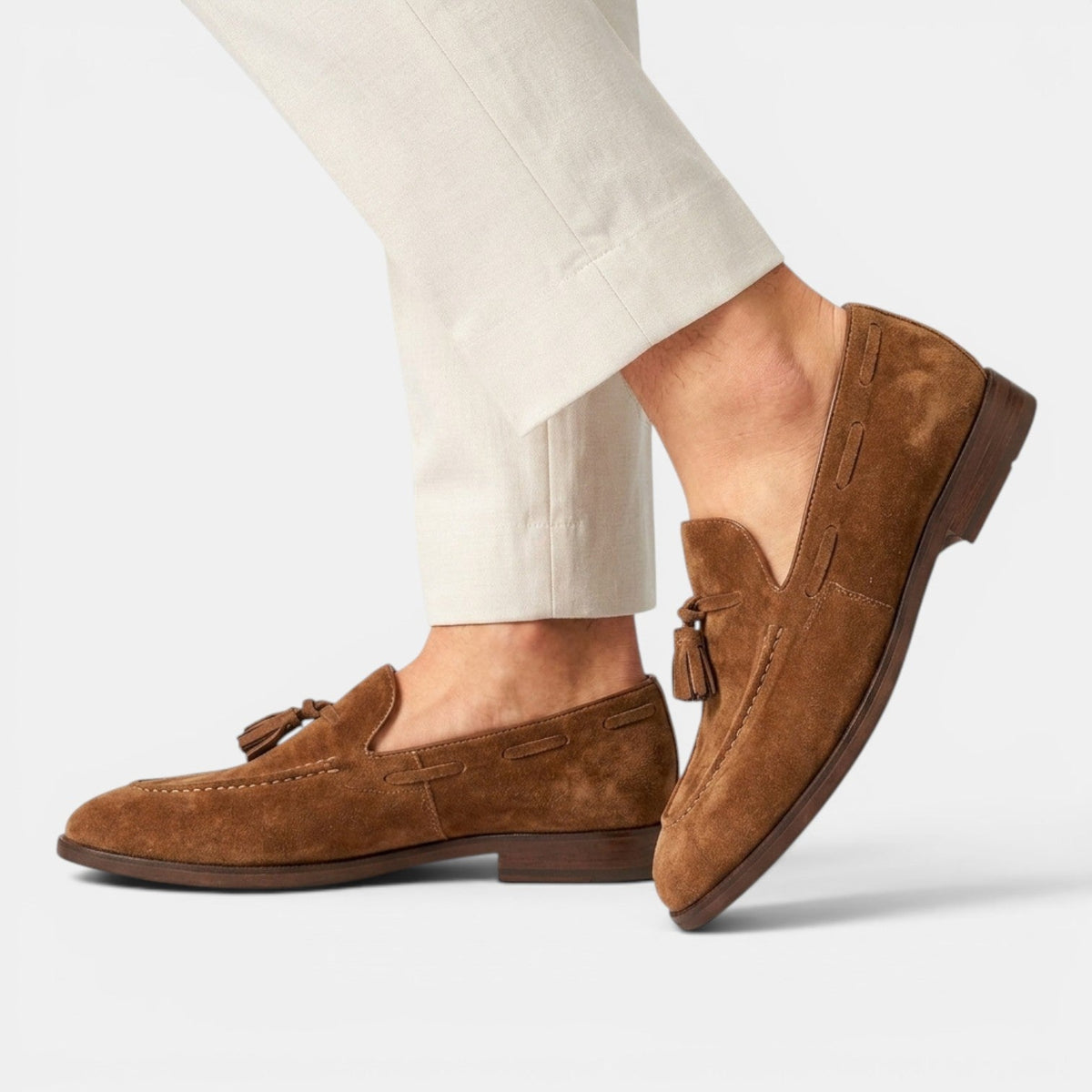 Emrys | Nubuck Leather Slip-On Loafers