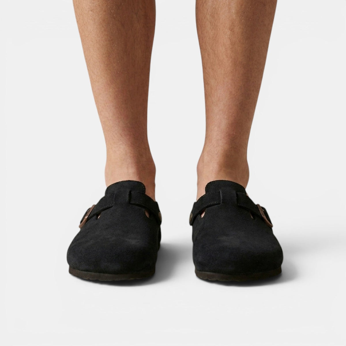 Ivor | Men's Suede-Look Slip-On Clogs