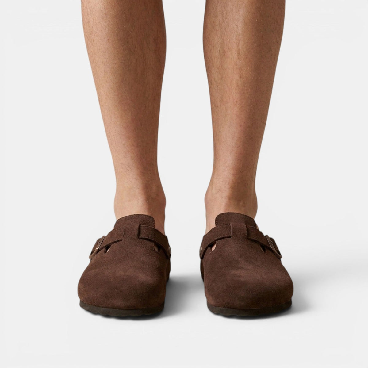Ivor | Men's Suede-Look Slip-On Clogs