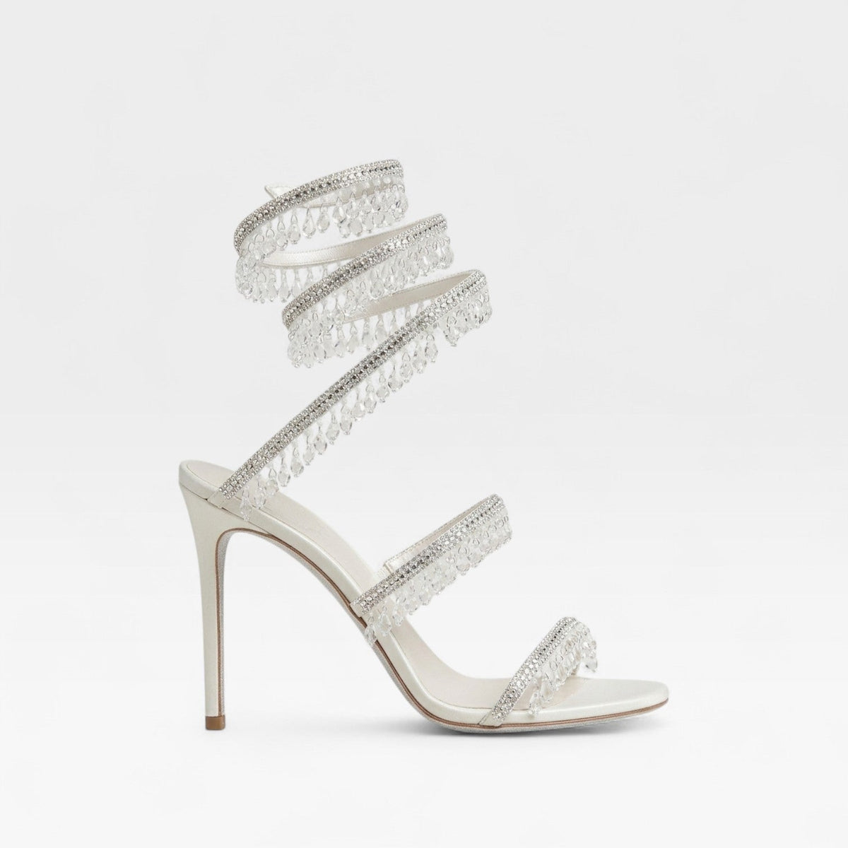 Melisande | Women's Crystal Strappy Heeled Evening Sandals