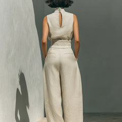 Rue | Minimalist Sleeveless Linen Set
