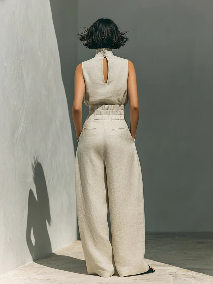Rue | Minimalist Sleeveless Linen Set