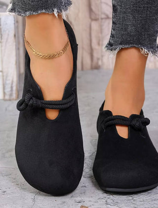 Briony | Memory Foam Arch Support Loafers – Black