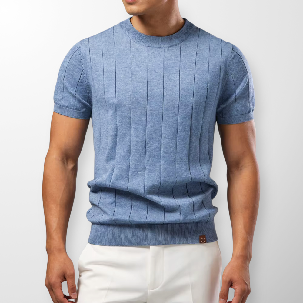 Grayson | Premium Ribbed Crew Tee