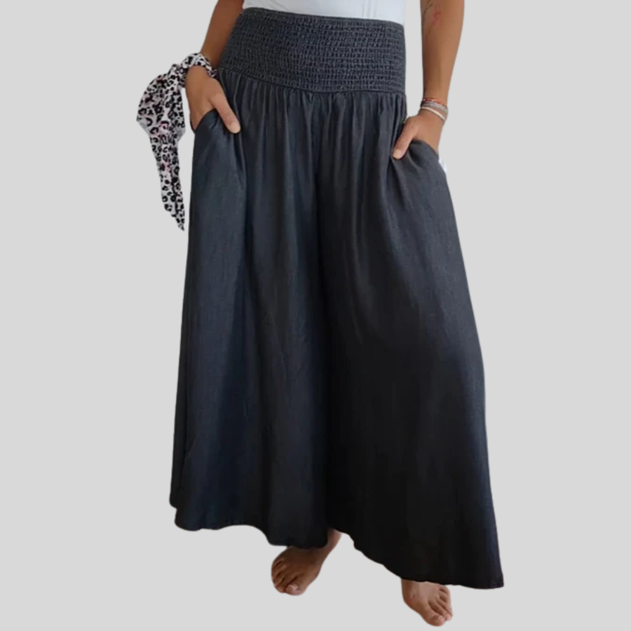 Clementine | High Waisted Wide Leg Pants
