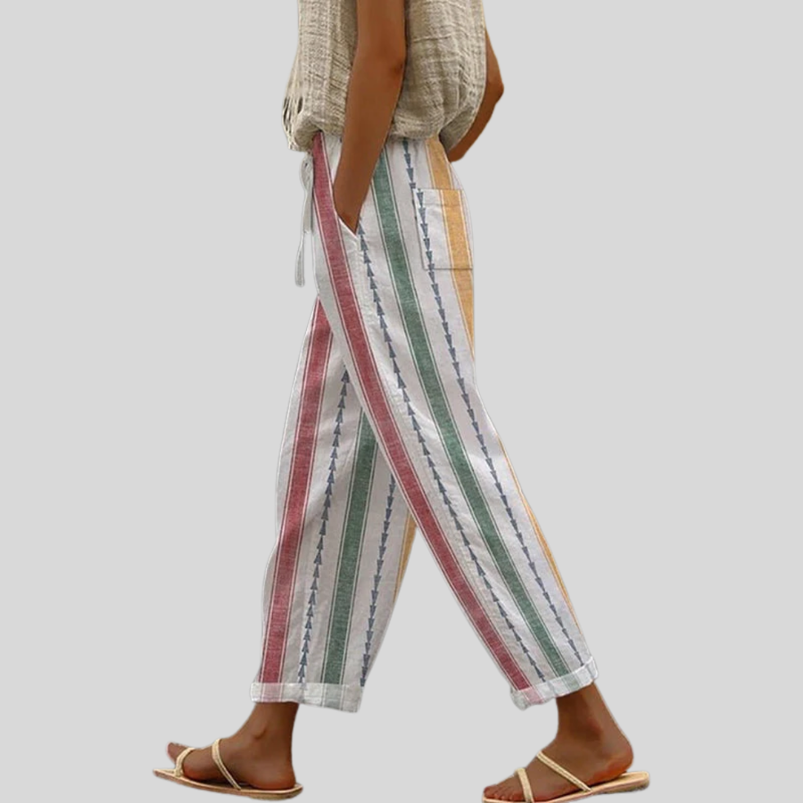 Harlow | Striped Wide Leg Pants