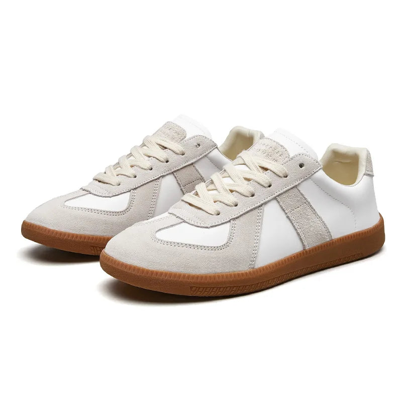 Kai | Men's Non-Slip Lace-Up Sneakers – White