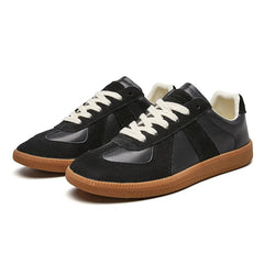 Kai | Men's Non-Slip Lace-Up Sneakers – Black