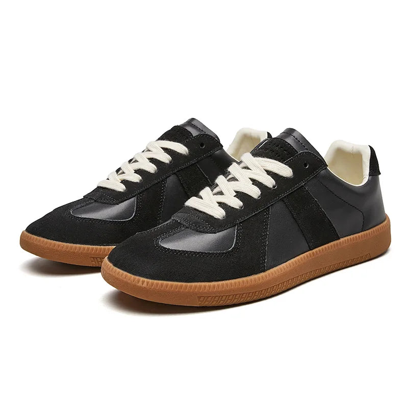 Kai | Men's Non-Slip Lace-Up Sneakers – Black