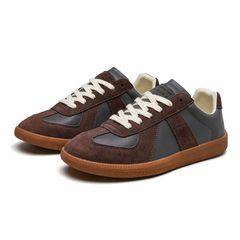 Kai | Men's Non-Slip Lace-Up Sneakers – Grey