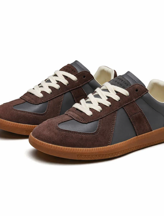 Kai | Men's Non-Slip Lace-Up Sneakers – Grey