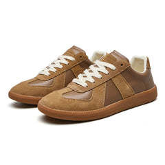 Kai | Men's Non-Slip Lace-Up Sneakers – Brown