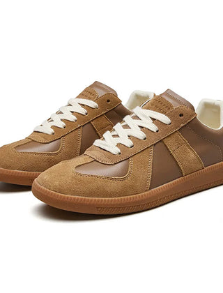Kai | Men's Non-Slip Lace-Up Sneakers – Brown